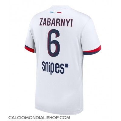 Maglie da calcio Paris Saint-Germain Illia Zabarnyi #6 Seconda Maglia 2025-26 Manica Corta Maglie da calcio Paris Saint-Germain Illia Zabarnyi #6 Seconda Maglia 2025-26 Manica Corta